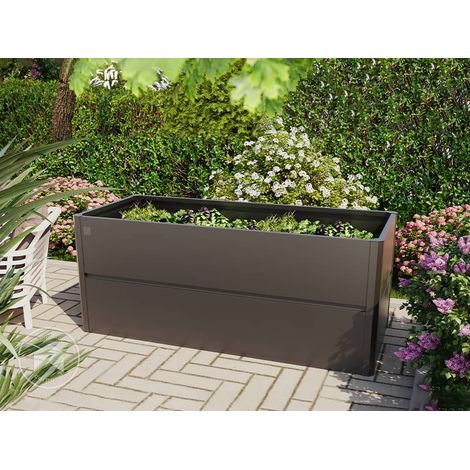 PRIMEYARD 200 x 85 x 77 cm Huerto urbano THEO, acero, antracita metalizado (1/5)