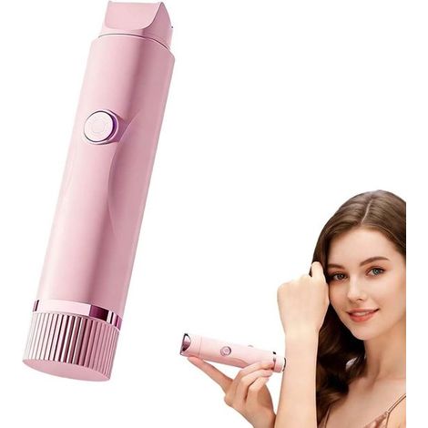 Tondeuse bikini électrique pour femmes - 2 rasoirs électriques pour les jambes, les aisselles, le visage et le corps (1/5)
