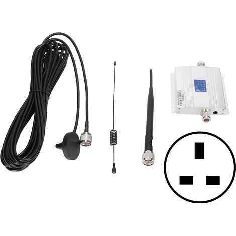 Amplificateur de Signal GSM980C pour Téléphone Portable - Antenne Ventouse 10m, Alimentation 110-240V (Prise UK) (1/5)