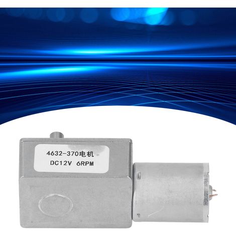 Moteur à engrenages CC 4632-370, 12 V CC, 6 tr/min (1/5)