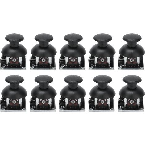 Lot de 10 modules capteurs joystick manette jeu, axe XY double, kit remplacement pour PS2 (1/5)