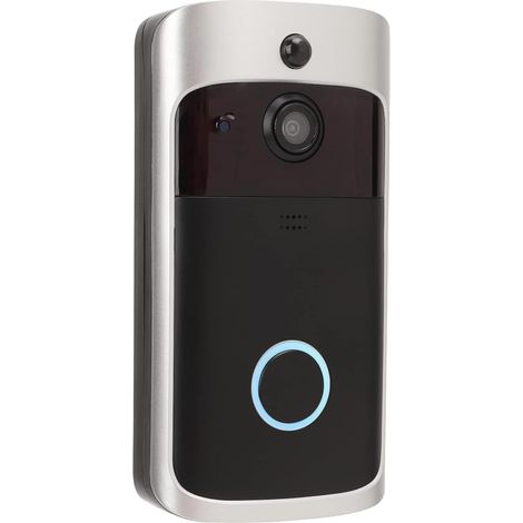 Video-Türklingel, smarte WLAN-Video-Türklingel mit 720p-Kamera, Nachtsicht und Video-Fernsprechanlage