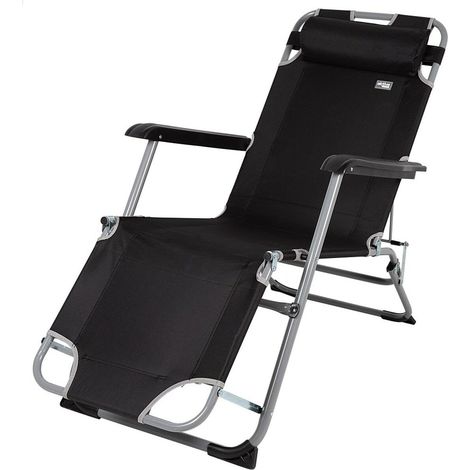Gartenmöbel aktive sun lounger Stahl Polyester 3 Positionen