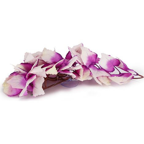Plantes Artificielles en Rattan pour Aquarium Décoration Faux Feuilles Colorées Suspendues-AUTRES (1/5)