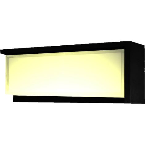 Applique da Esterno Nera Lampada LED CCT per Parete Impermeabile IP65 24W in Plastica (1/5)