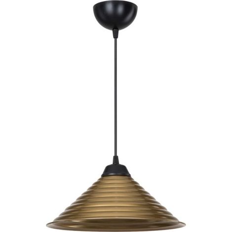 Lampada da soffitto con paralume in metallo bronzo - Sava ASZ1619 (1/4)