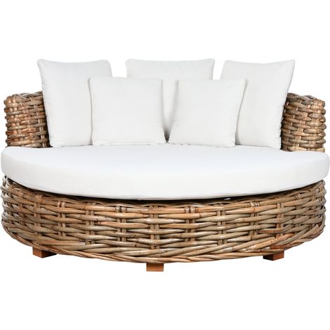 Cama Chill Out Ratan 153X153X65 Colchon Y 5Cojin (1/5)