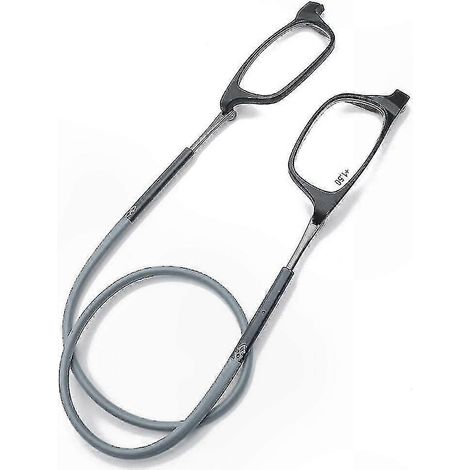 Lunettes de lecture magnétiques avec cordon de cou, lecteurs funky élégants et pratiques pour usage quotidien, monture légère, verres grossissants, accessoire de vision moderne pour hommes et femmes, (1/5)