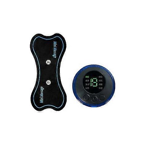 Mini appareil électrique pour massage du cou et du dos, adhésif portable pour massage cervical, soulagement de la douleur par électrostimulation musculaire (EMS) - NMAOV (avec coussin) - AquaForge (1/5)