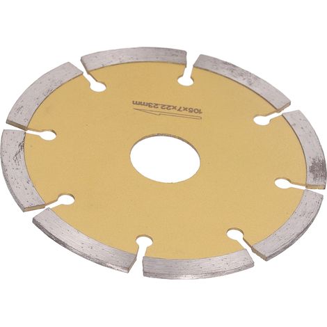 Segmentiertes Diamantsägeblatt mit ultradünnen Zähnen, kreisförmige Diamanttrennscheibe für Fliesen, Granit, Marmor und Keramik, 105 mm / 4,1 Zoll (1/5)