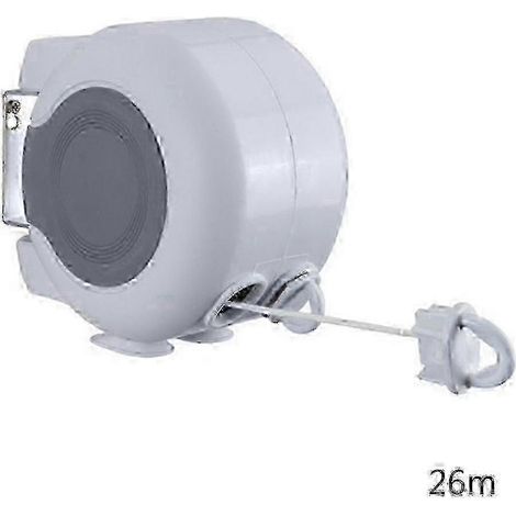 Étendoir à linge robuste et antirouille de 15 m (50 pi) en acier inoxydable réglable pour séchage du linge en extérieur - Édition 0119 (1/5)
