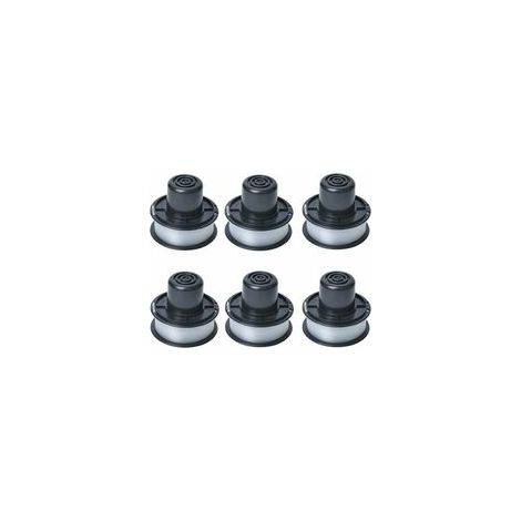 Bobina de hilo A6226 compatible con tondeuses à gazon automatiques Black & Decker GL250 / GL310 / GL360 / GL360SB. 6 m de hilo incluido. Lote de 6 bobinas. (1/5)