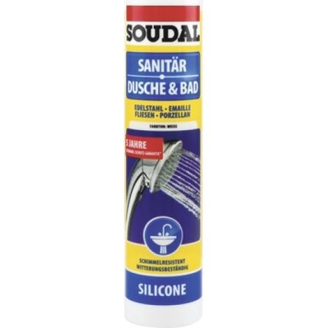 Soudal Sanitär-Silikon weiß 300 ml Dichtmaterialien