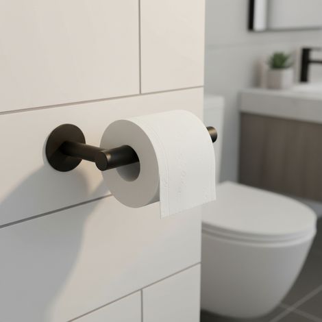 BADfabrik24 Edition One WC-Rollenhalter Nero