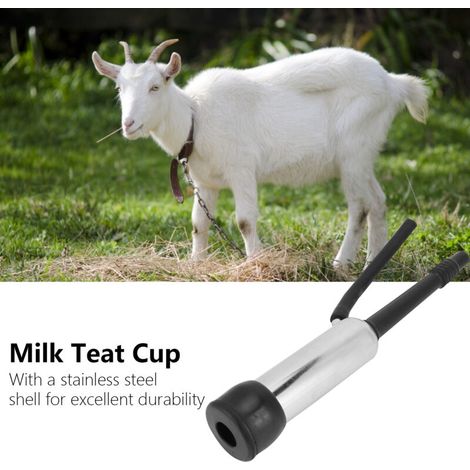[Reinigungsausguss] 31 cm Melkbecher aus Edelstahl für Schafe – 1 Stück