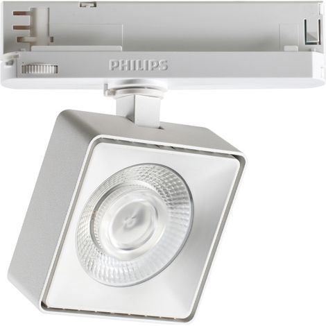 Proiettore Square Pov Metallo Bianco 1 Luce 22W 3000K Luce Calda (1/2)