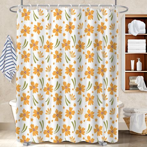 Rideau polyester pour douche 180x180 lavable housse de baignoire pour préparer la maison avant l’arrivée d’invités (1/5)