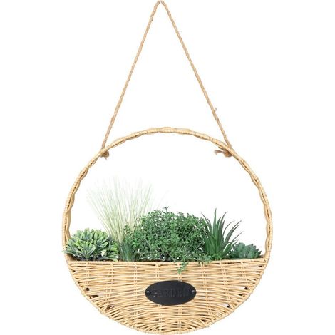 Plante Artificielle à Suspendre "Garden" 40cm Beige (1/3)