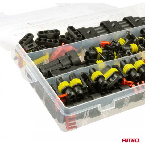 Connecteurs hermétiques à étanchéité renforcée, 352 pièces, AMIO-03035 (1/4)