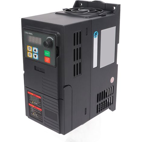 Frequenzumrichter, 3-phasig, Eingang 200–240 V, Ausgang 0–240 V, Vektor-Wechselrichter mit RS485-Schnittstelle, 0,75 kW (1/5)