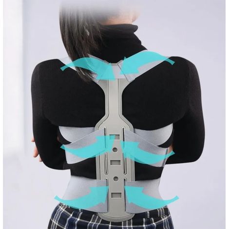 Redresse Dos Correcteur Posture, Soutien Dorsal Léger pour Corriger la Cyphose et Améliorer l'Alignement Vertébral (1/5)