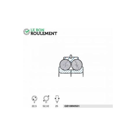 Roulement à billes GB10890S01-SNR