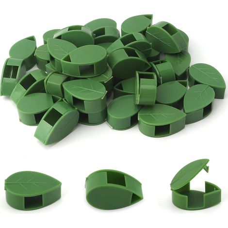 CCYKXA 40 Stück Wandpflanzenclips, Kletterpflanzenclips, unsichtbare Blattclips für Pflanzen, Gartenwandpflanzenclips, Stützclips für Kletterpflanzen, Pflanzenbefestigung (1/5)