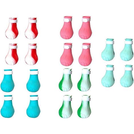 Protège-griffes pour animaux de compagnie, housse en silicone ajustable, accessoires de bain (1/4)