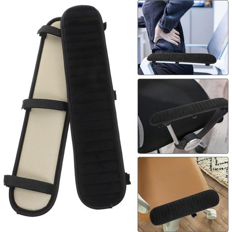 CCYKXA Non-Slip Plush Armrest Cover for Office Chair, Removable and Comfortable Armrest Protector for Swivel Chairs (Set) (1/5)