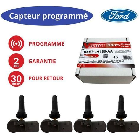 Sensore TPMS Ford Transit VII / Tourneo Custom 433MHz preprogrammato (2015-2019) - Kit 4