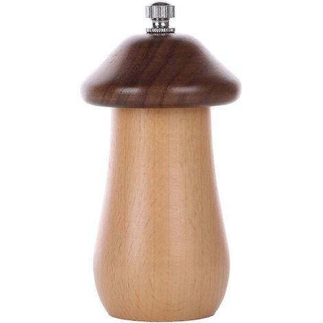 Pfeffermühle aus Massivholz, niedliche Pilzform