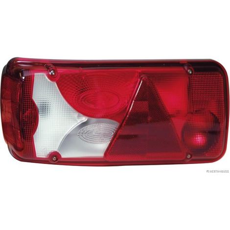 Faro posteriore herthbuss standard rosso 16 per 10 cm
