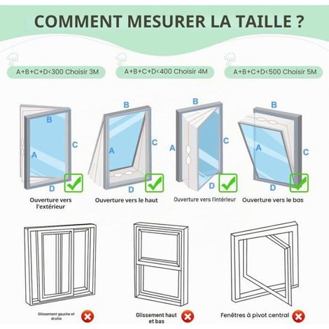 Joint de fenêtre universel 300cm sans perçage - Pour clim mobile, sèche-linge à évacuation, tuyau d'échappement & fenêtre basculante (1/4)