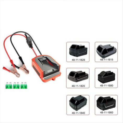 Adaptateur De Démarrage - 18 V - Pour Batteries Lithium - Voiture Camion SUV - 1 Pièce (1/5)