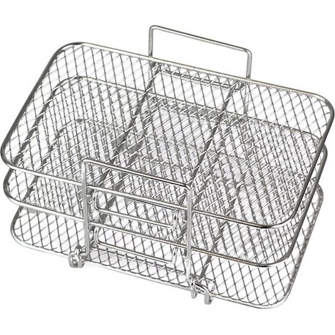 Support double pour friteuse à air Ninja, en acier inoxydable 304, support de déshydratation multicouche, accessoires pour friteuse à air (1/4)