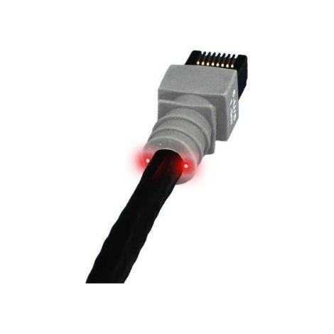 6-U/7 PatchSee câble RJ45 catégorie 6 U/UTP (2.1 mètres) - Cordon ethernet blindé avec système de repérage lumineux