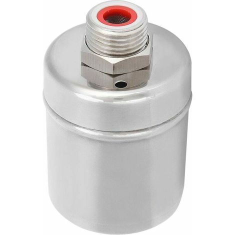 Robinet à bille à flotteur 1/2in Réservoir de contrôle automatique du niveau eau Robinet à bille flottant en acier inoxydable (1/4)