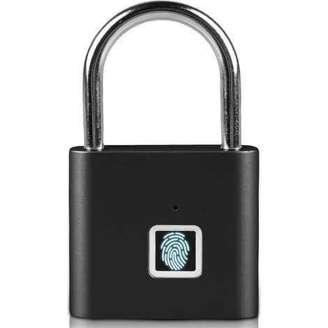Cadenas intelligent étanche avec empreintes digitales, cadenas à empreintes digitales, chargement USB, pour salle de sport, bagages (1/5)