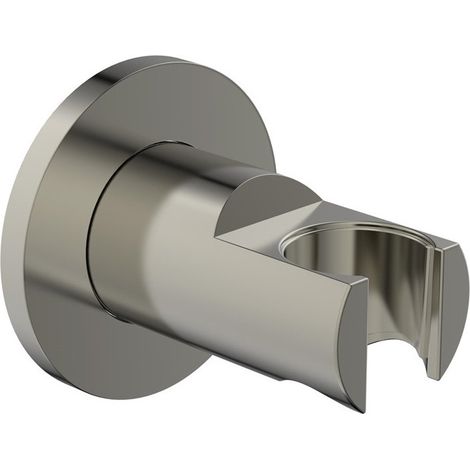 Support de douche IDS IDEALRAIN rond argenté storm