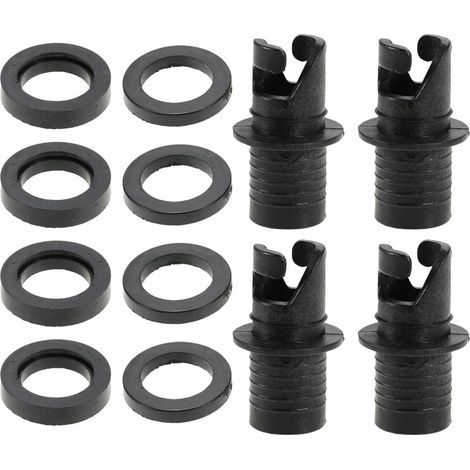 4 adaptateurs pour valves de gonflage de kayak, embout de connexion.- (1/5)