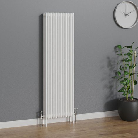 WarmeHaus Traditional Radiator 1800x560mm White Vertical 4 Column (1/5)