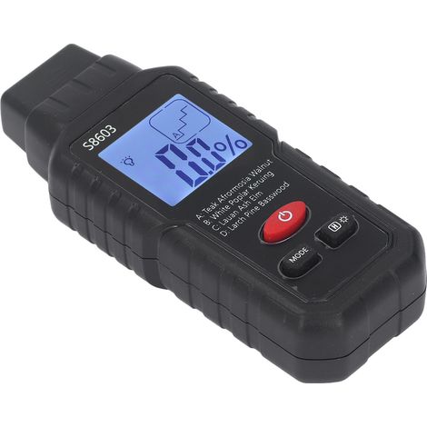 Holzfeuchtemessgerät mit Stiftsensor, digitales LCD-Wasserlecksuchgerät, Holzfeuchteprüfer, Feuchtigkeitssensor (1/5)