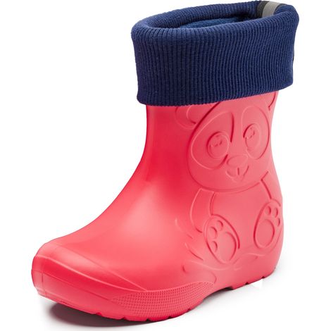 Ladeheid Kinder Federleichte Gummistiefel Thermo mit Fütterung LA-CA-249 (Korall, 22/23 EU)