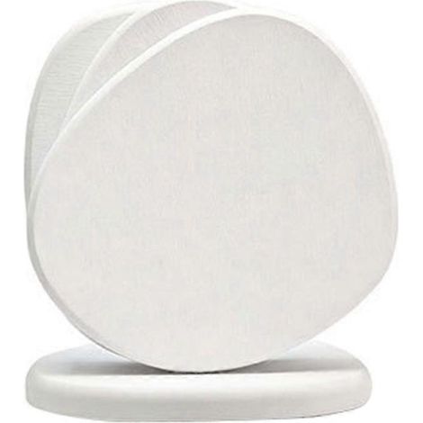 Lot de 4 sous-verres en terre de diatomées, absorbants et à séchage rapide, motif pierre blanche. (1/5)