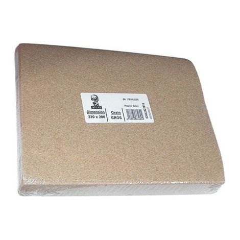 50 Schleifpapier Silex 23x28 Grobkorn - Norton