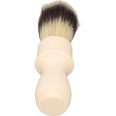 Brosse de rasage pour homme, usage domestique et professionnel, manche ergonomique en résine, poils doux, outil de rasage et d'entretien du visage (1/5)