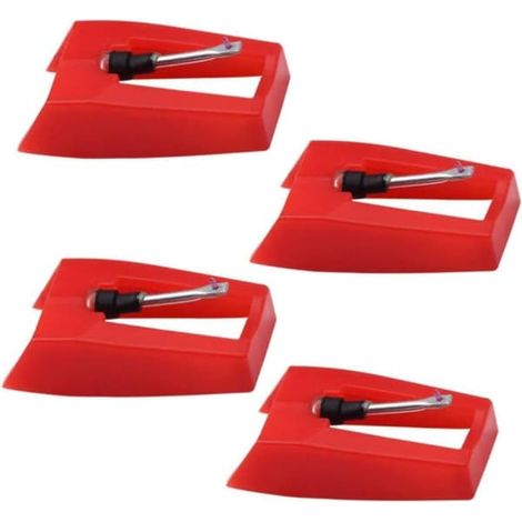 Aiguilles de rechange pour platine, rouges (lot de 4) (1/5)