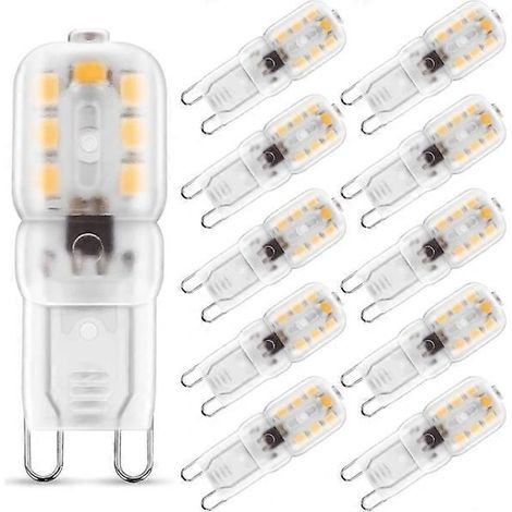 Filiyano-Ampoule LED G9 blanc chaud 2W, équivalente à une ampoule halogène 25W 4,81,6 cm[CO] (1/5)