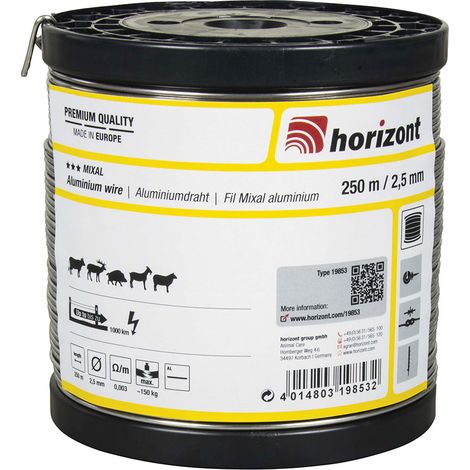 Fil MIXAL en alliage d'aluminium 250m HORIZONT