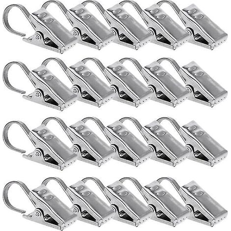 20 anneaux de fixation pour rideaux (1/3)
